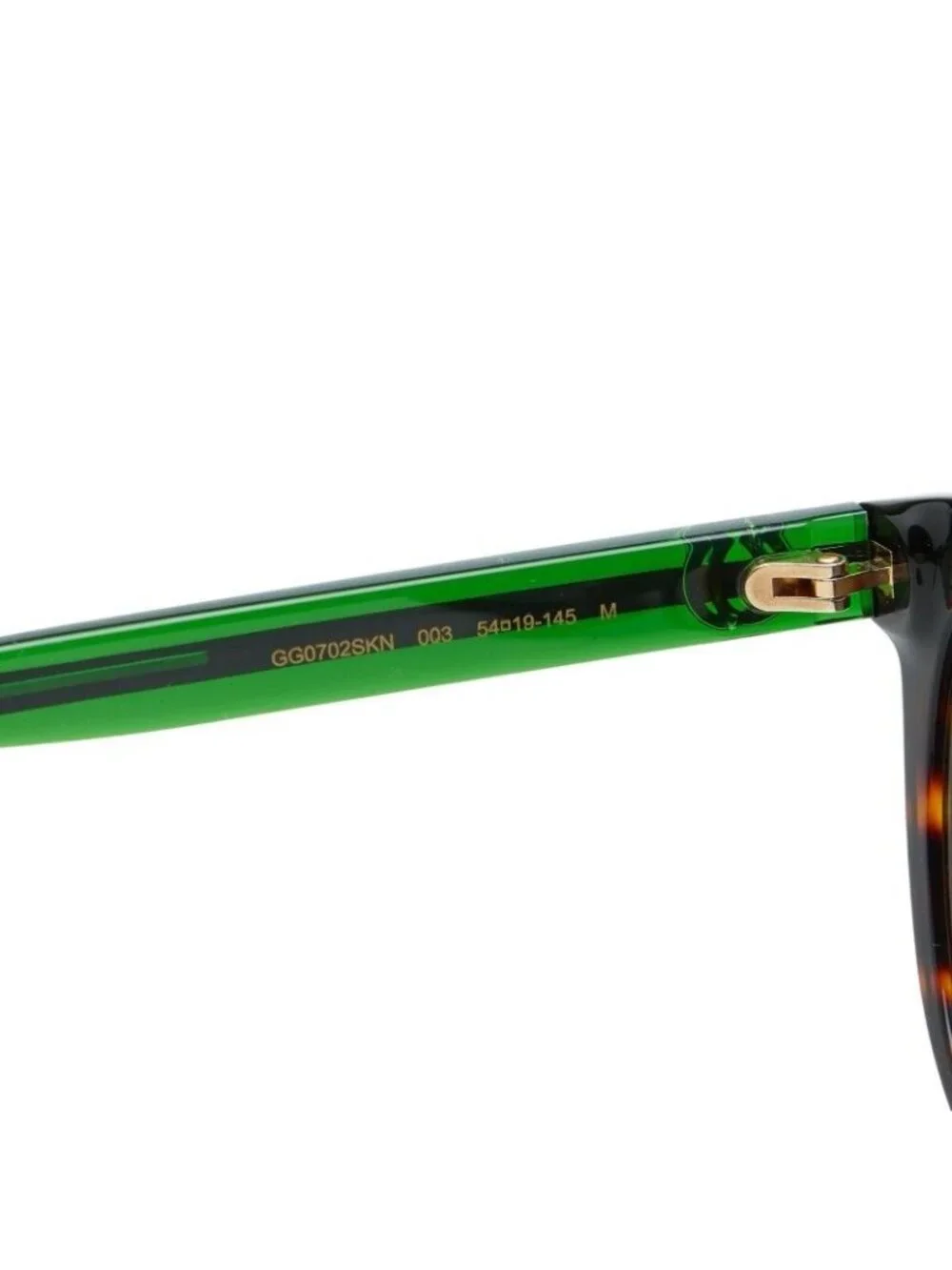 Gucci Sherry Line Interlocking Sunglasses Brown Green Red Acetate Eyewear